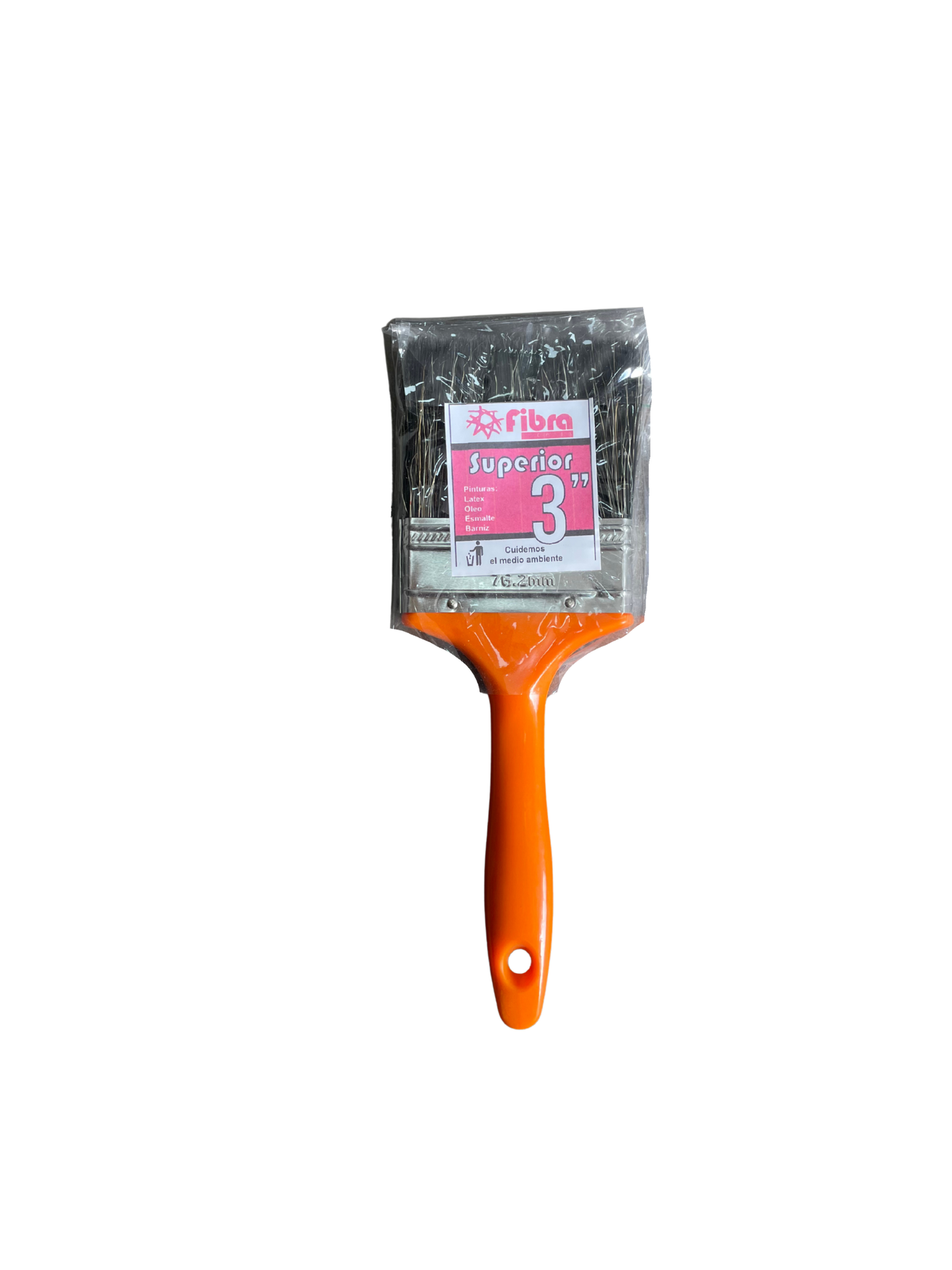 BROCHA "IGMA" SUPERIOR 1/2" X 3" M/PLAST NARANJO