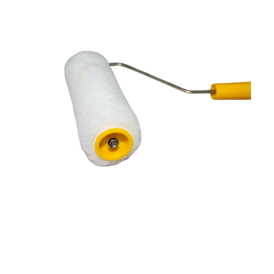 RODILLO "FIBRA" "PINTOR" CHIPORRO SINTETICO ECONOMICO 18 CMS / 7" M/AMARILLO