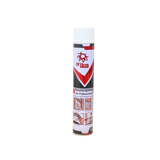 ESPUMA D/POLIURETANO "FIBRA" IGNIFUGA 750 ML