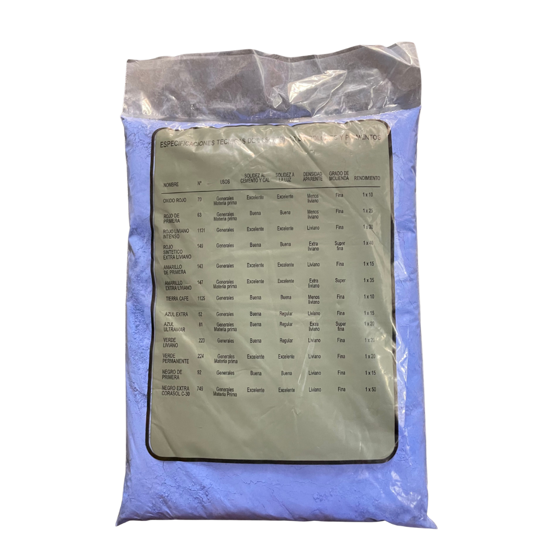 TIERRA COLOR AZUL PRIMAVERA 1 KILO