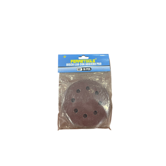 DISCO LIJA CON AGUJERO P60 FCL (*) - F2503