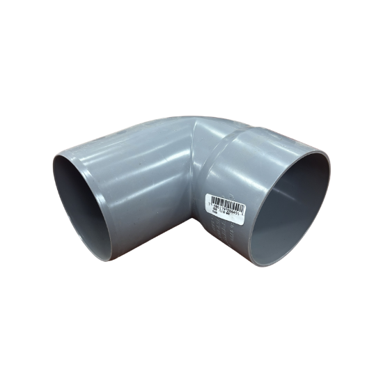 CODO PVC SANITARIO GRIS 75MM 87,5°