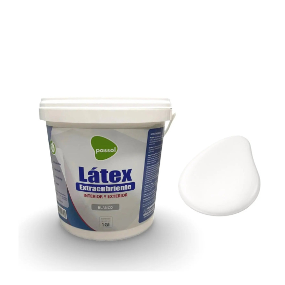 LATEX EXTRACUBRIENTE BLANCO PASSOL GL