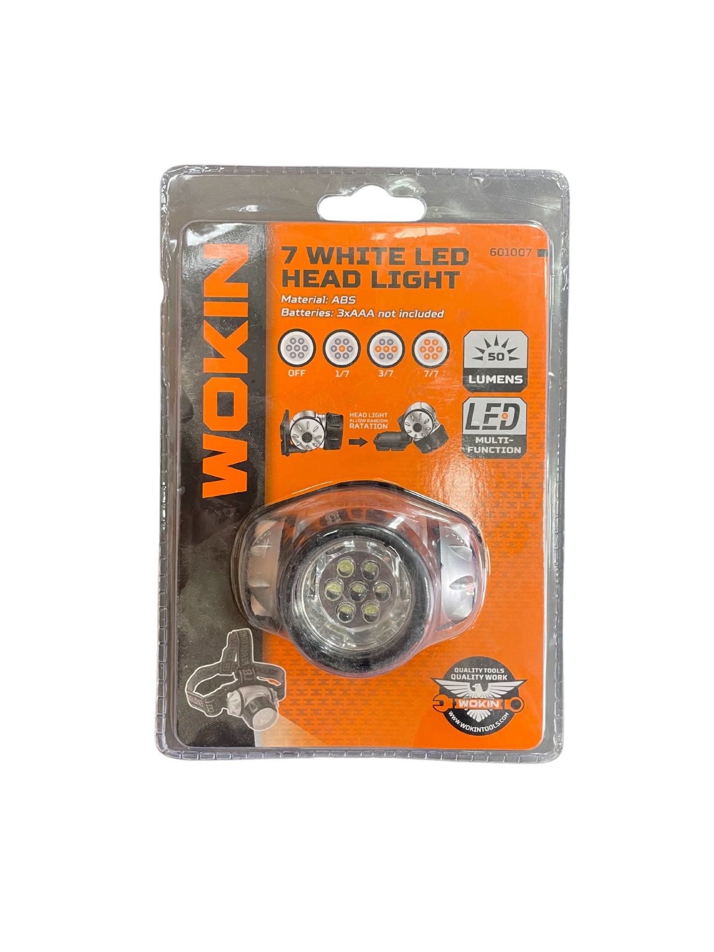 Linterna frontal LED, linterna manos libres, iluminación LED, ferretería, herramientas, Fibra Chile.