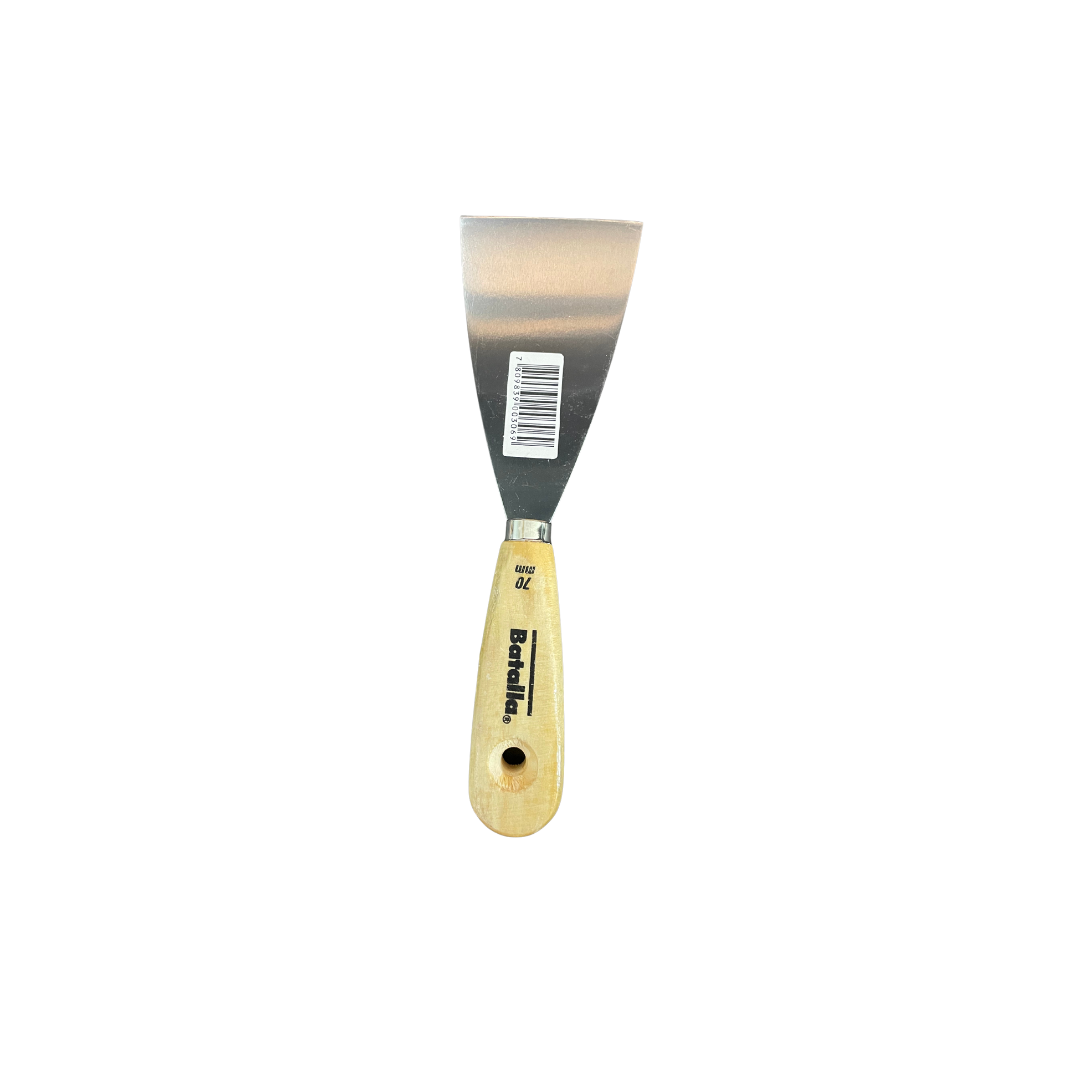 ESPATULA HELA METALICA "BATALLA" 3' M/MADERA