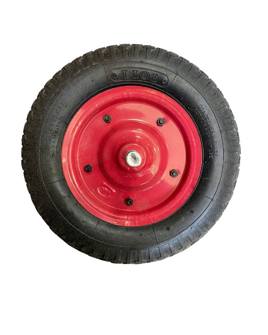 RUEDA PANTANERA P/CARRETILLA 350 X 8 MASA METALICA