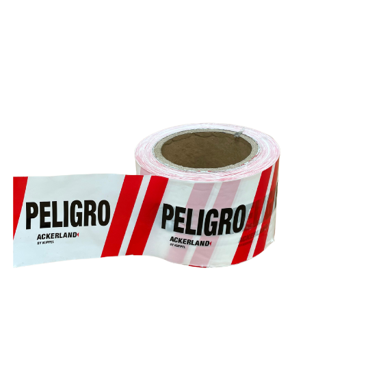 CINTA PELIGRO POLIPROPILENO 7,6 CM X 305 METROS