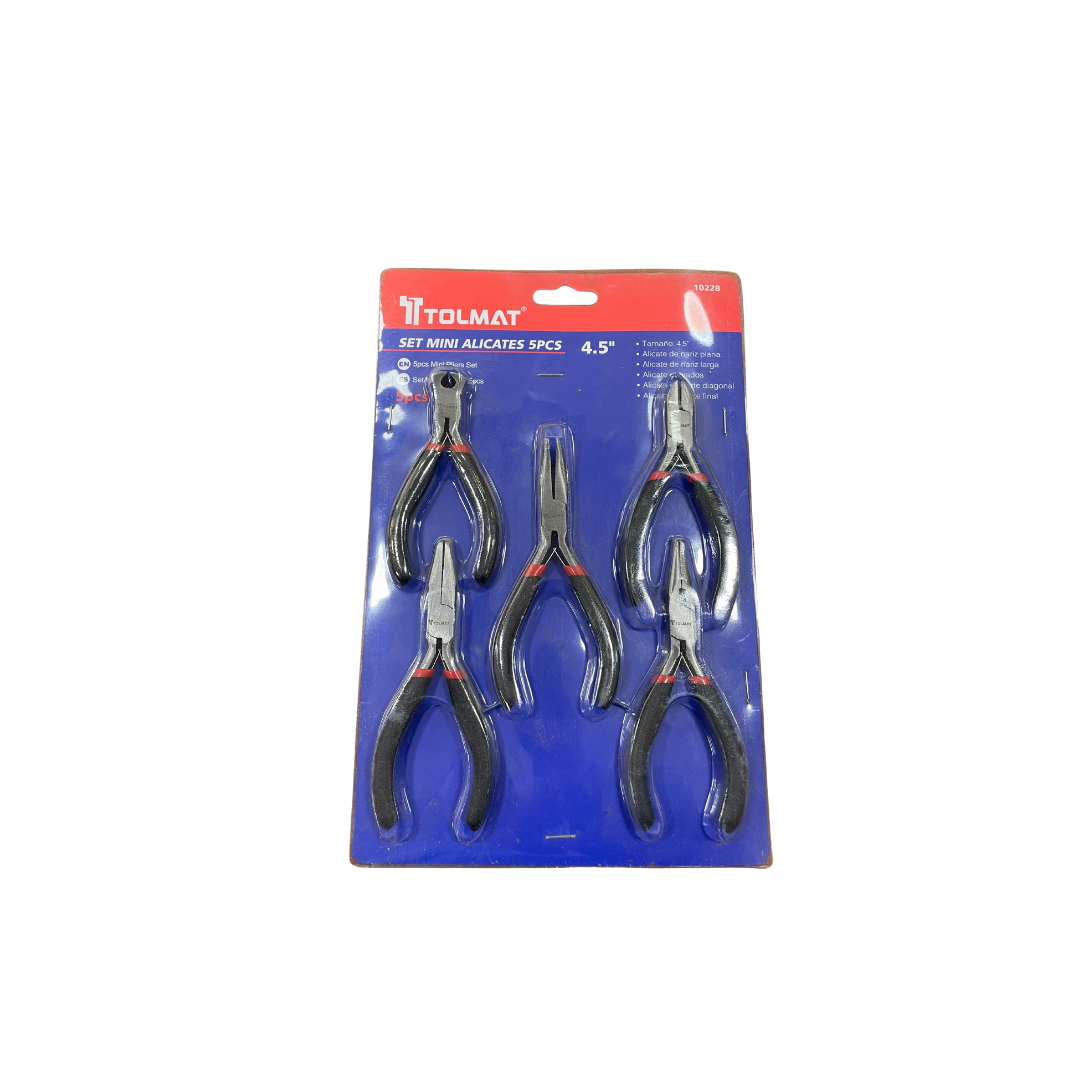 SET MINI ALICATES 5 PCS TOLMAT