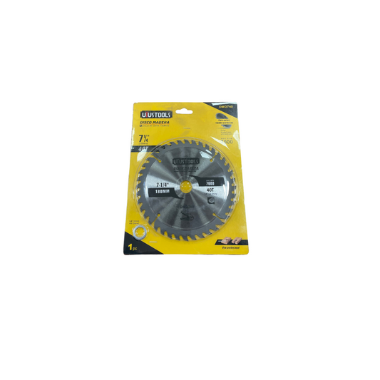 DISCO DE SIERRA 7 1/4 PARA MADERA DE 40 DIENTES UYUSTOOLS