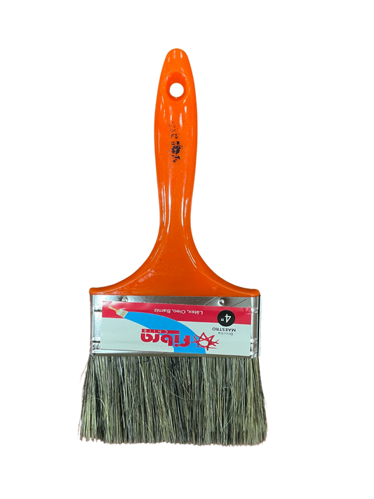 BROCHA "IGMA" SUPERIOR 1/2" X 4" M/PLAST NARANJO