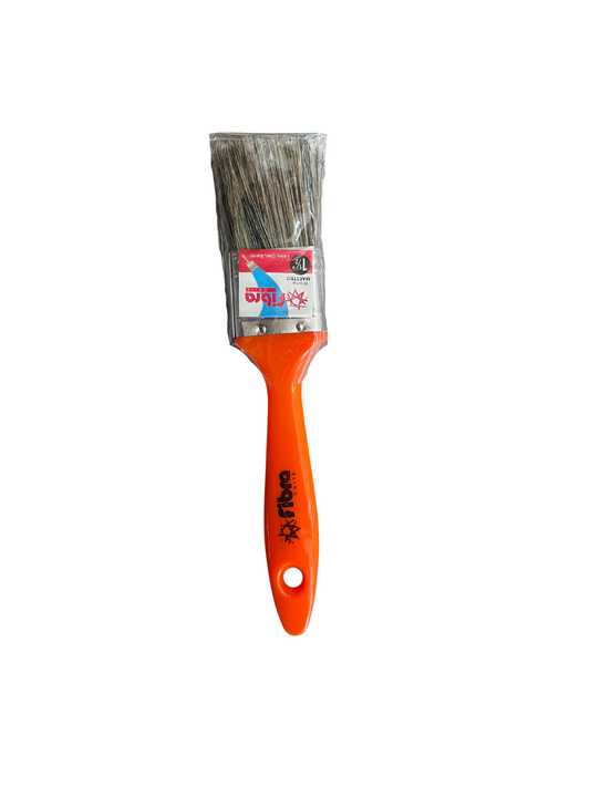 BROCHA "FIBRA" SUPERIOR 1/2" X 1 1/2" M/PLAST NARANJO