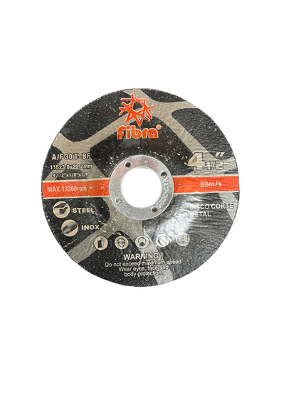 Disco corte metal "Fibra"