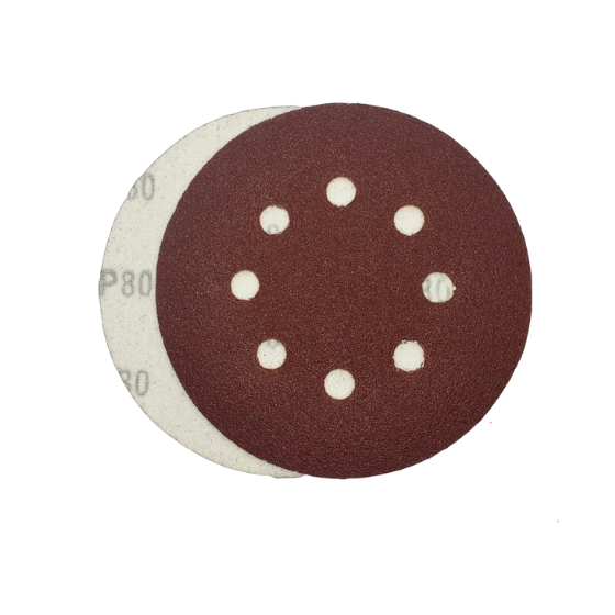 DISCO DE LIJA RESPALDO VELCRO HEMIC 125MM GRANO 80