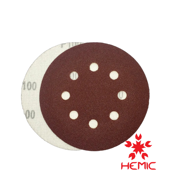 DISCO DE LIJA RESPALDO VELCRO HEMIC 125MM GRANO 100