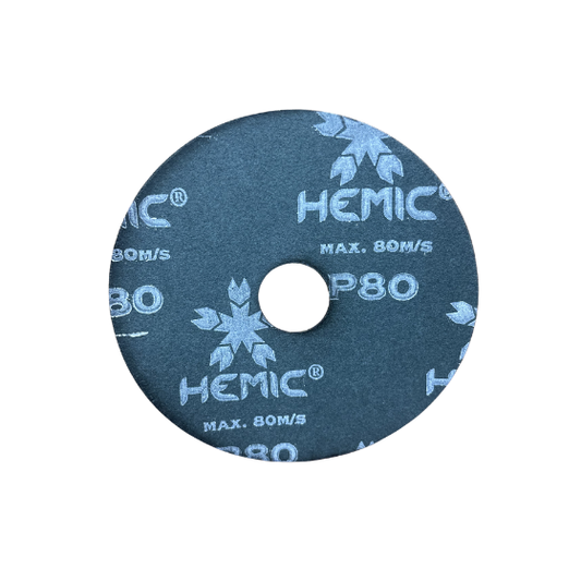 DISCO DE LIJA HEMIC 115MM GRANO 80