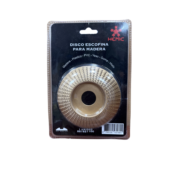 DISCO ESCOFINA PARA MADERA HEMIC 115X22,23MM