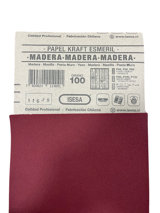LIJA MADERA GRANO.100