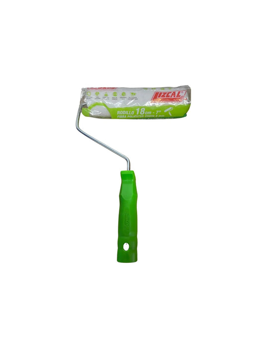RODILLO "LIZCAL" CHIPORRO SINTETICO PELO CORTO 7" / 18CM M/VERDE COD.5182