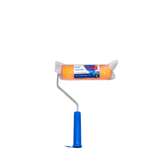 RODILLO "FIBRA" TEXTURADOR ESPONJA M/AZUL