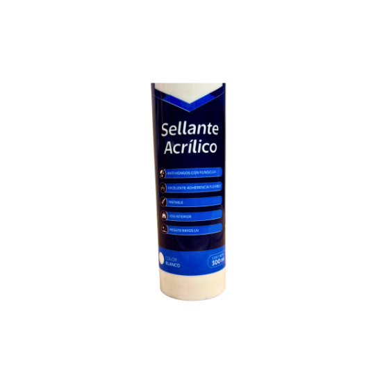 SILICONA "FIBRA" ACRILICA BLANCA PINTABLE 300 ML