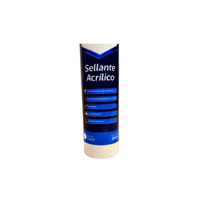 SILICONA "FIBRA" ACRILICA BLANCA PINTABLE 300 ML