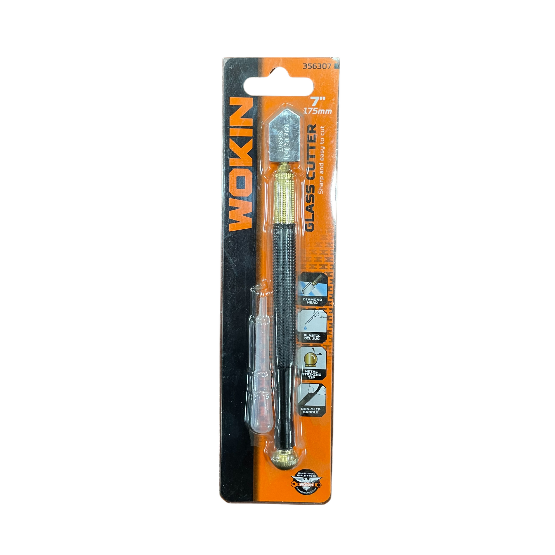 Corta Vidrio Ruleta 130mm Wokin
