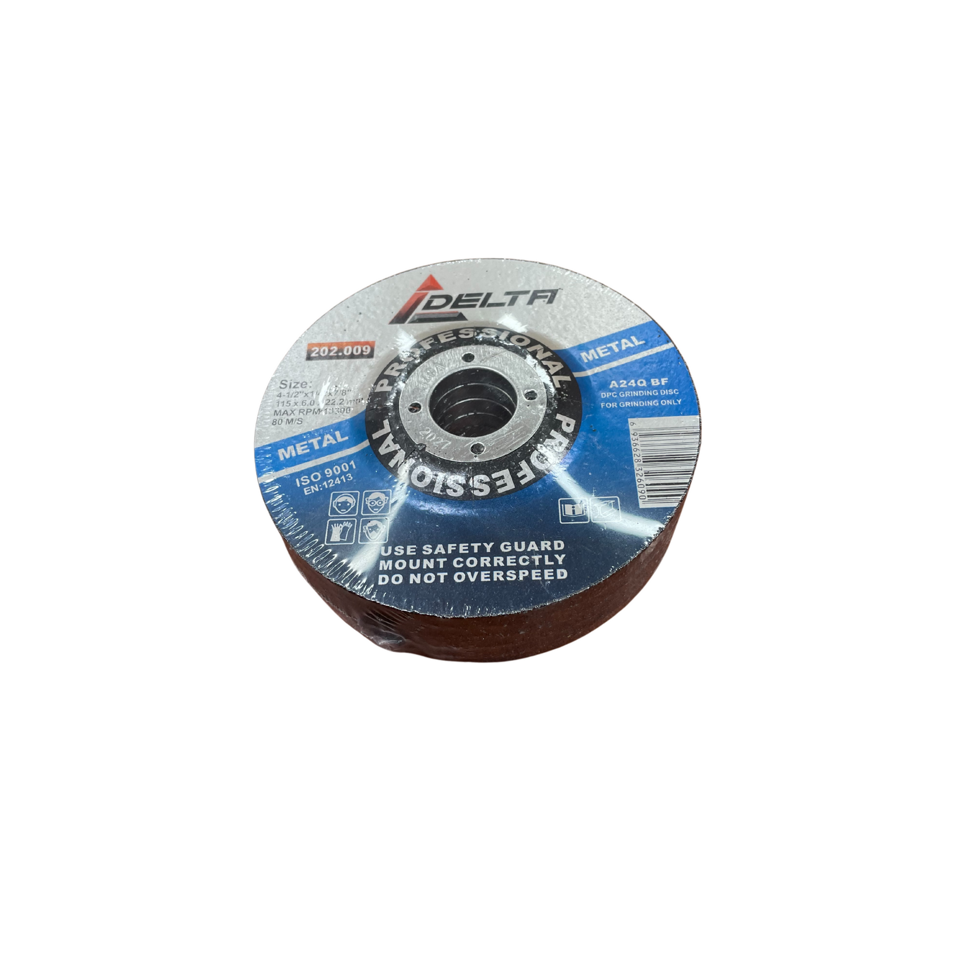 DISCO DESBASTE INOX. METAL DELTA 4.5 X 6.0MM