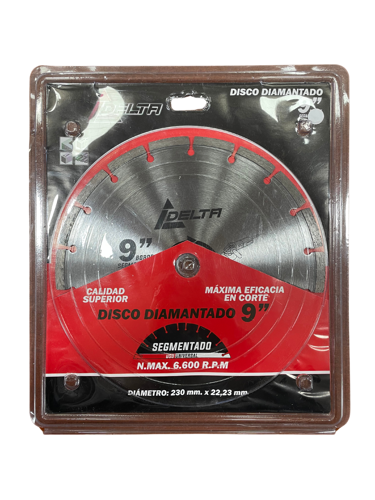 DISCO DIAMANTADO 9"  SEGMENTADO DELTA