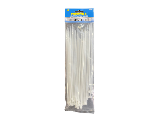 AMARRA PLASTICA BLANCA 3.6MMX250MM - F2684