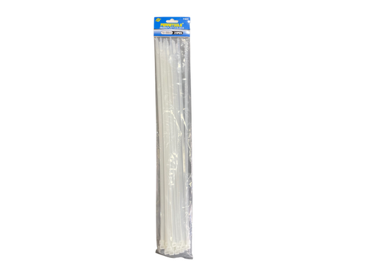 AMARRA PLASTICA BLANCA 7.0MMX500MM 25pcs - F2691