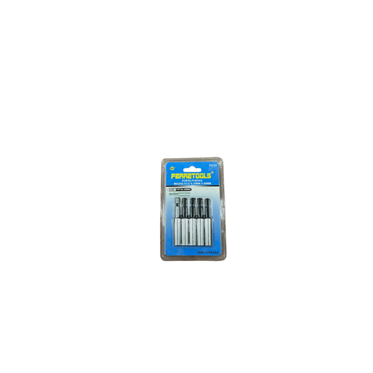 PORTA PUNTAS MAGNETICO 6.35MM X 60MM 5PCS (*) - F3131
