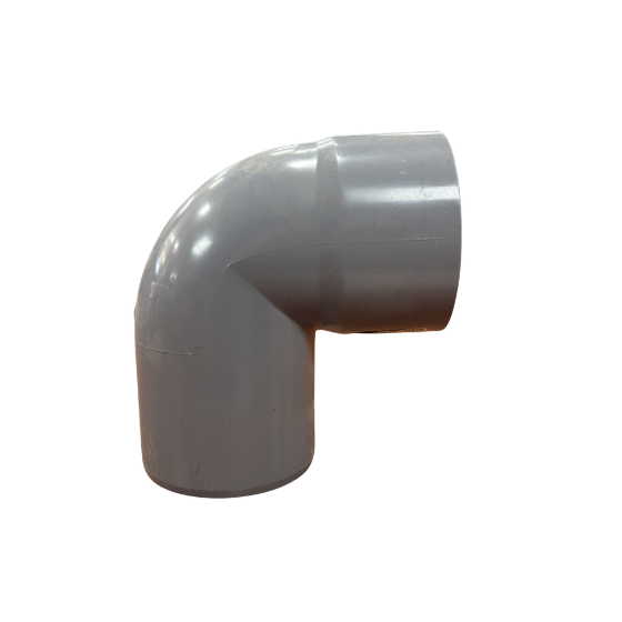 CODO PVC SANITARIO GRIS 75MM 87,5°