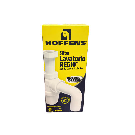 SIFON LAVATORIO 11/4 X 40MM SALIDA CODO 90°