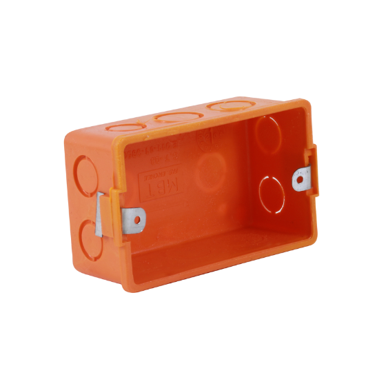 CAJA EMBUTIDA NARANJA