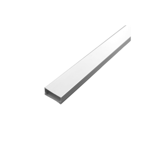 CANALETA 20X10X2MTS. PVC BLANCA