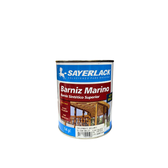 BARNIZ MARINO TRANSPARENTE PROFESIONAL SAYERLACK 1/4GL