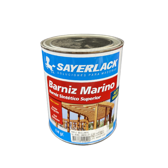 BARNIZ MARINO MAPLE PROFESIONAL SAYERLACK 1/4GL