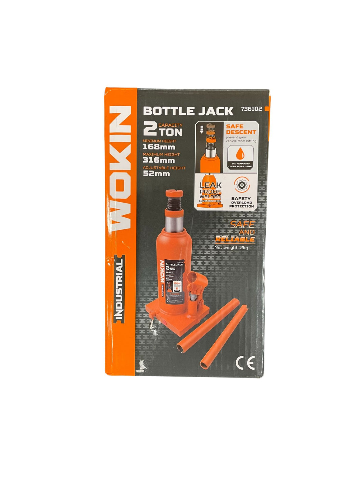 Gata Botella 2 Toneladas Total