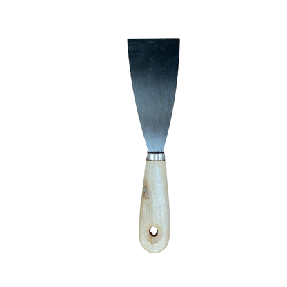 ESPATULA "FIBRA" METALICA MANGO MADERA