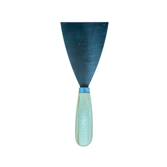 ESPATULA "FIBRA" METALICA MANGO MADERA