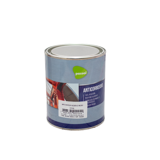 ANTICORROSIVO 1/4 GALON COLOR NEGRO MARCA PASSOL