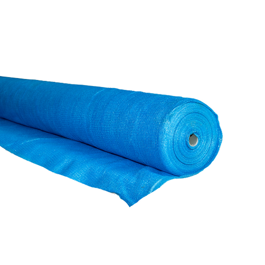 MALLA RASCHEL AZUL 'FIBRA' 80% 4.20 X 100 MTS