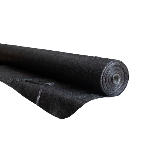 Malla raschel negra "Fibra" 80% 2.10 X 100 MTS