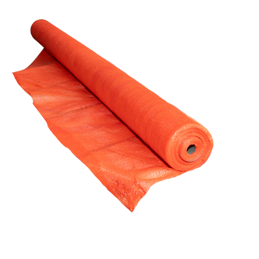 MALLA RASCHEL NARANJA 'FIBRA' 80'% 2.10 X 100 MTS.
