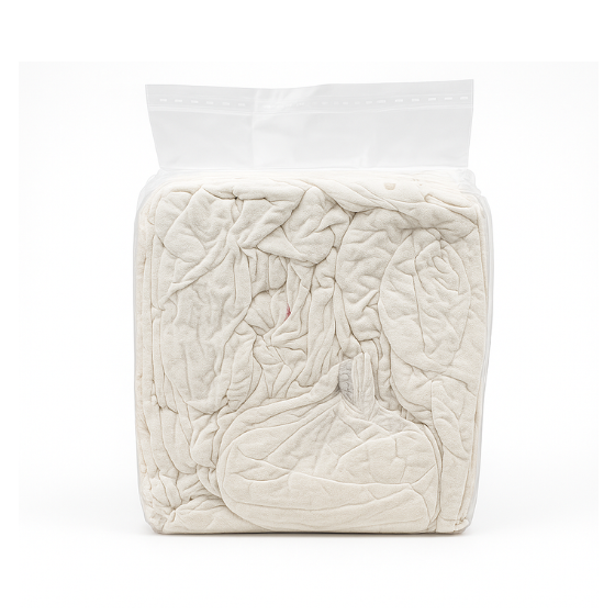 PAÑO ASEO 'FIBRA' RETAZO BLANCO/100% BOLSA 1 KILO