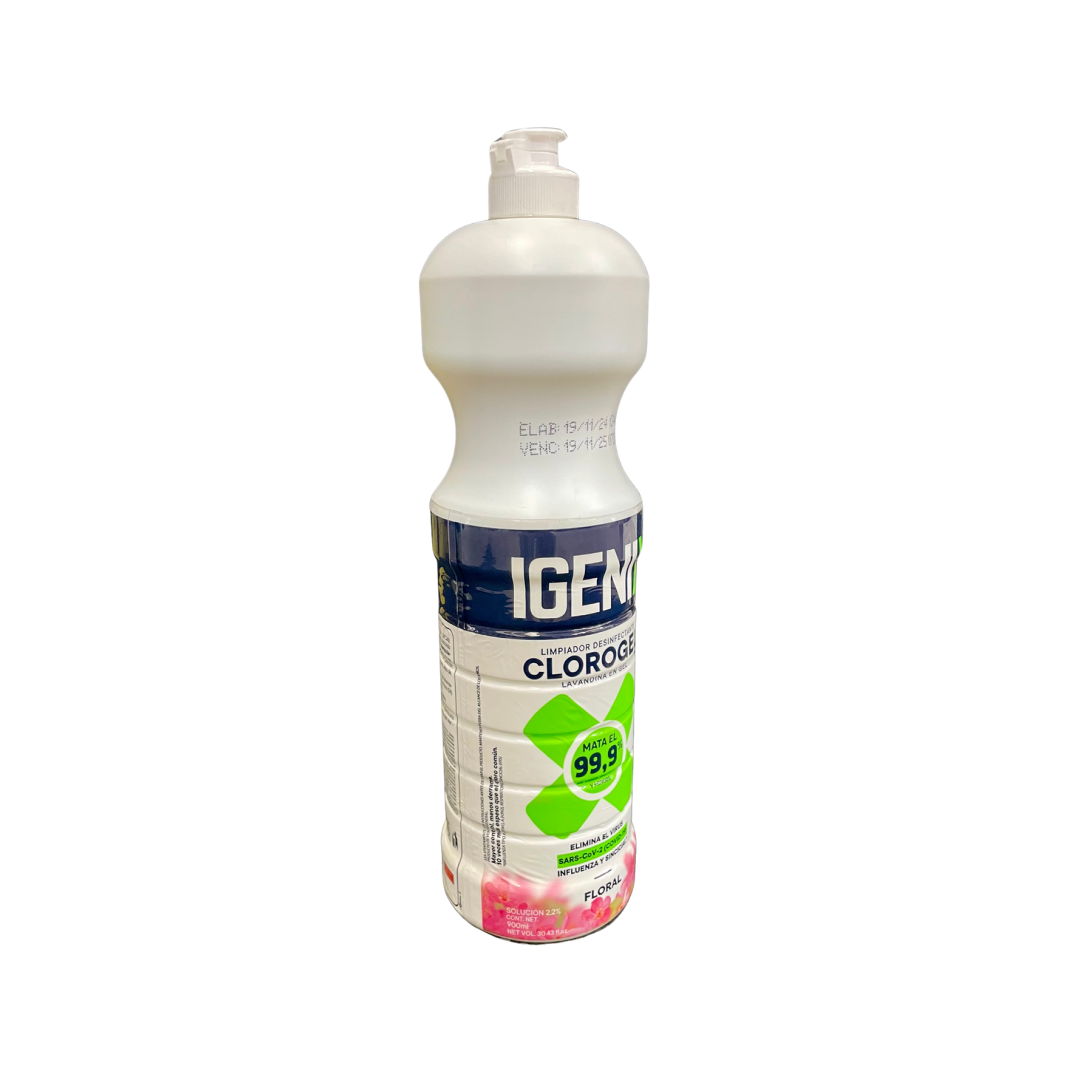 LIMPIADOR CLORO GEL IGENIX 900ml VARIEDADES
