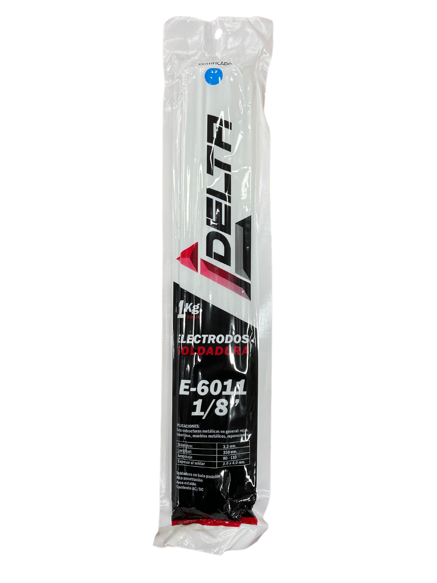 SOLDADURA DELTA PUNTO AZUL 6011 1/8 (BOLSA 1 KILO)