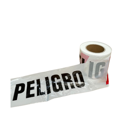 CINTA PELIGRO POLIPROPILENO 13.5 CM X 350 METROS