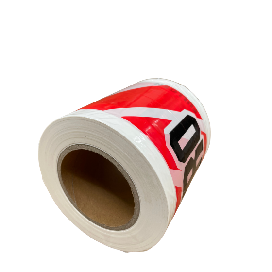 CINTA PELIGRO POLIPROPILENO 13.5 CM X 350 METROS